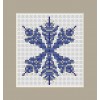 Blue Snowflake cross stitch kit from Connor & Lachie.
