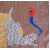 Pattern for book page - bluetongue lizard